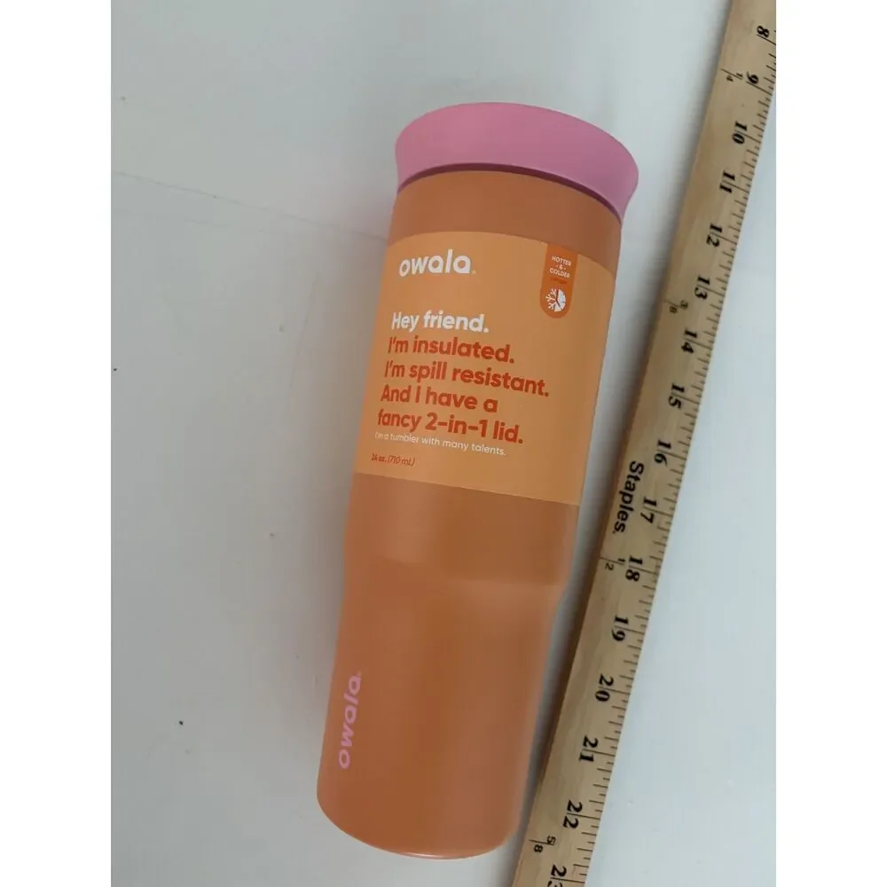 owala 24 oz tumbler orange
